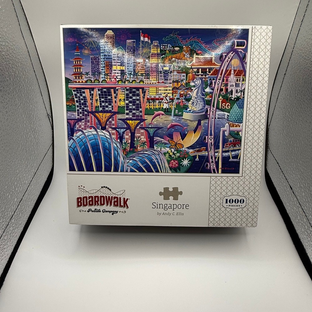Boardwalk Puzzle‎ Company Singapore 1000 Piece Jigsaw Puzzle